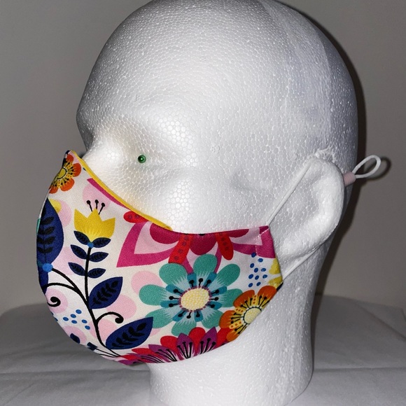 MultiColor Spring Adult Face Mask New - Picture 3 of 4